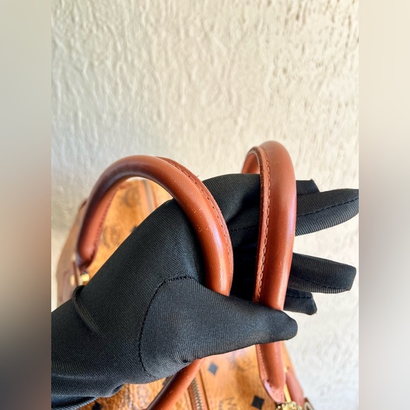 MCM Visetos Boston Bag - Picture 9 of 11